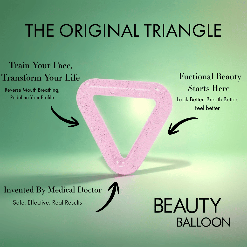 Triangle Tool | Foundational Face & Neck Strength – BEAUTY BALLOON